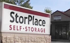 StorPlace Self-Storage sign