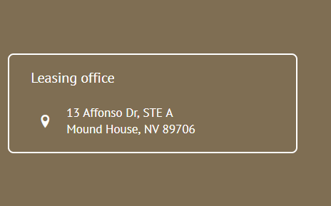Leasing office address for Sierra Boat and RV Storage