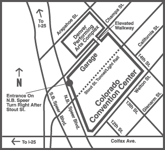 Convention Center Parking Map
