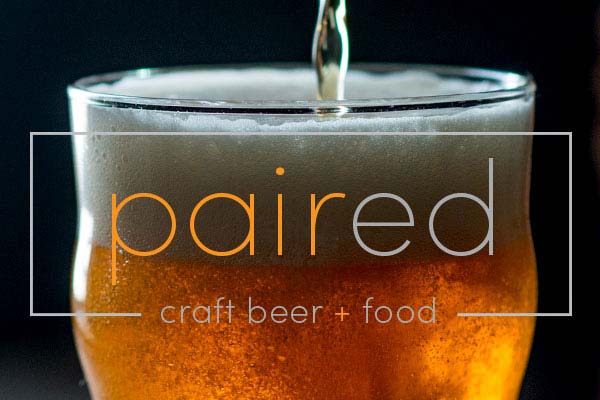 Paired beer and food pairings