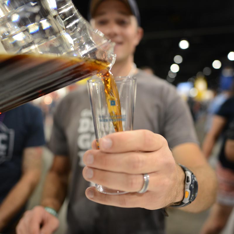 GABF beer pour