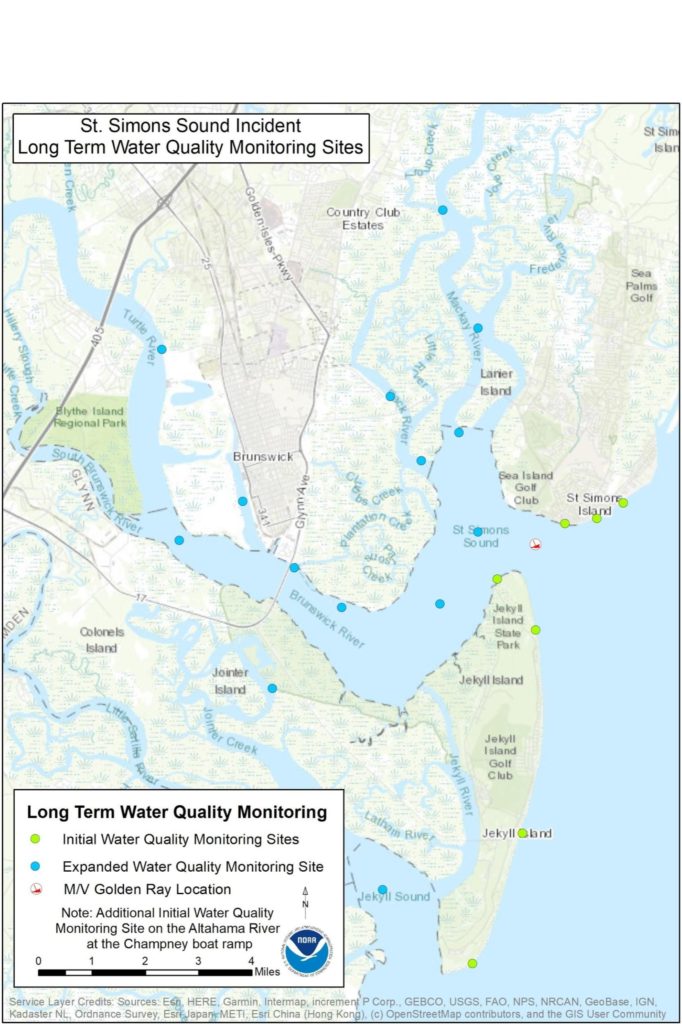 St Simons Map