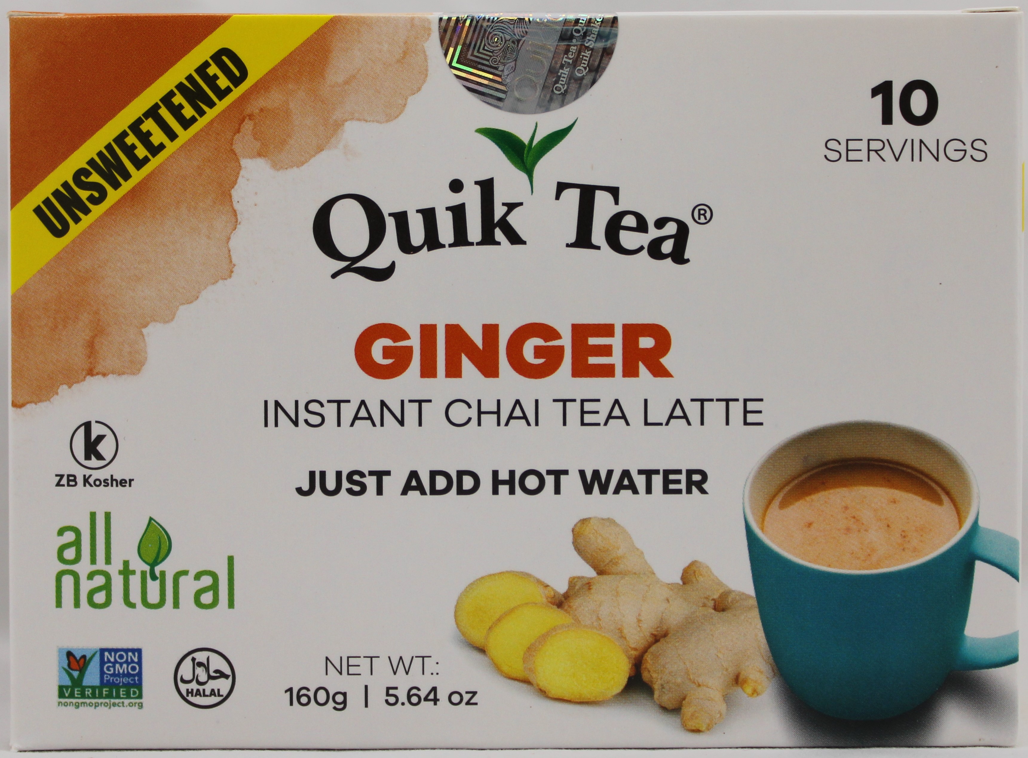 Unsweetened Ginger Chai 5.64oz. Grocerybabu