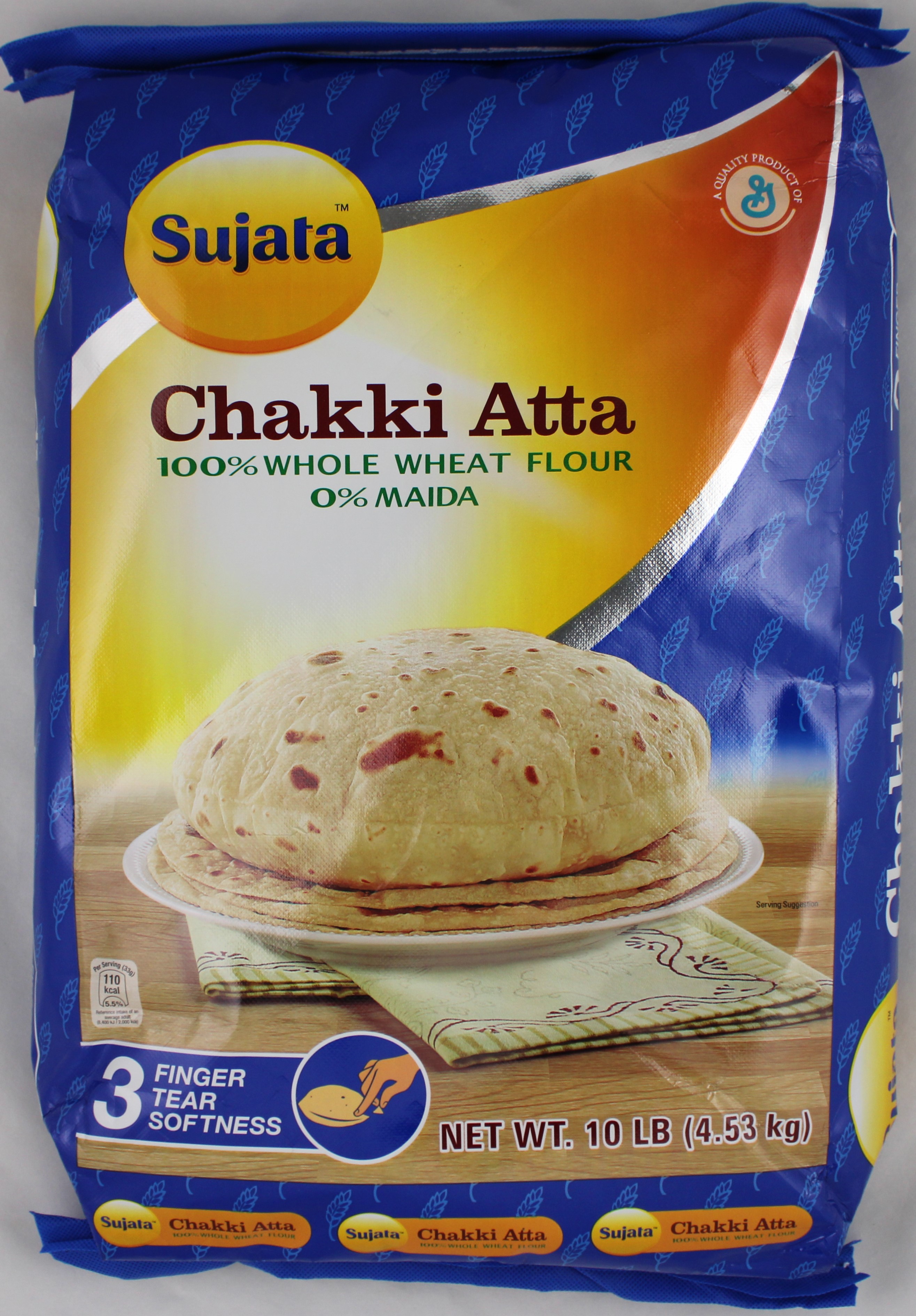 Chakki Atta(Whole Wheat Flour) 10lb The Indian Grocery Store