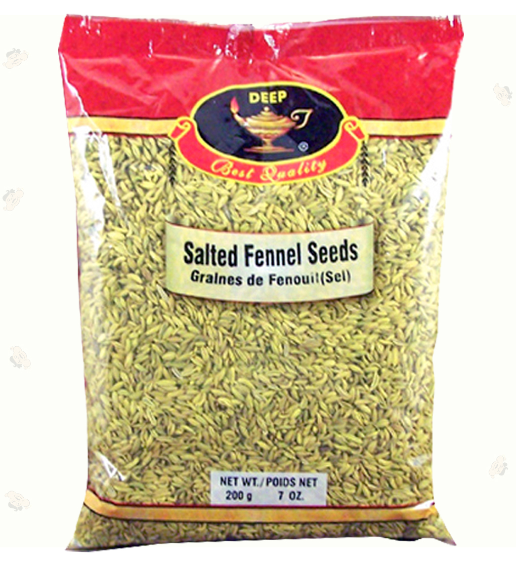 Salted Fennel Seeds 7 oz. The Indian Grocery Store
