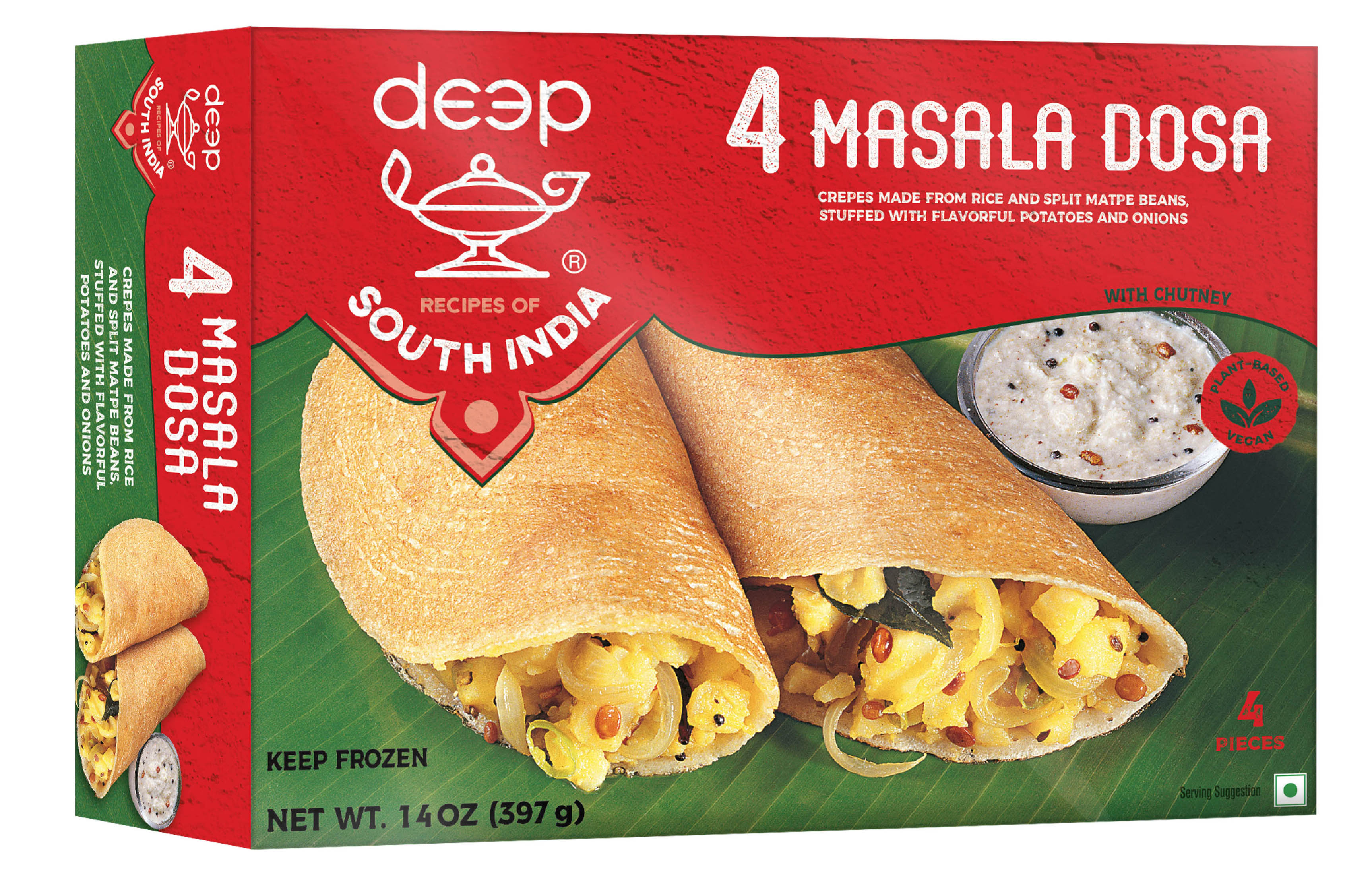 GroceryBabu - Masala Dosa 4p-14oz: Frozen : www.grocerybabu.com