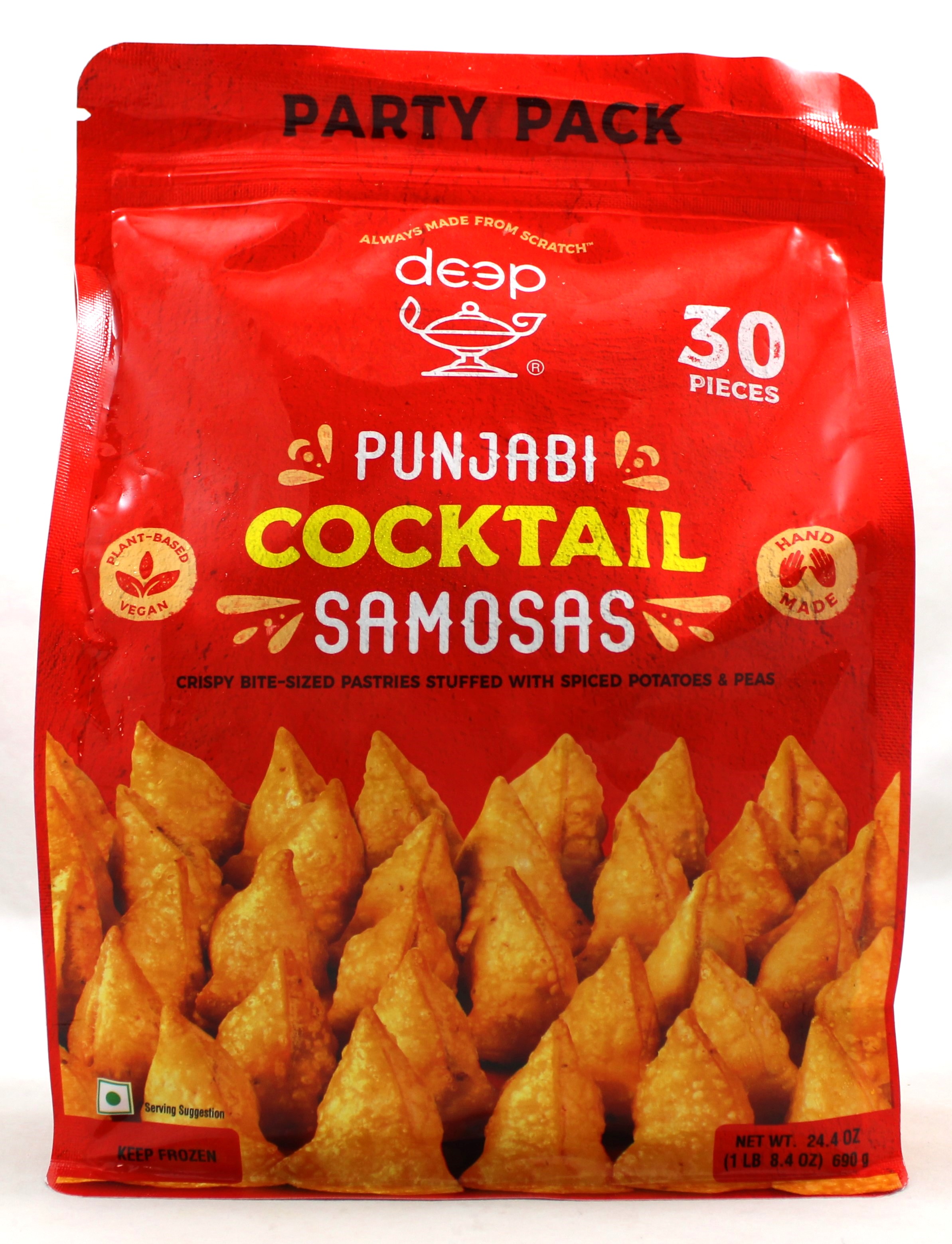 ShopDeepFoods - Punjabi Cocktail Samosas (30 pieces) (24.3oz