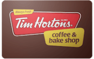 Tim Hortons Gift Cards