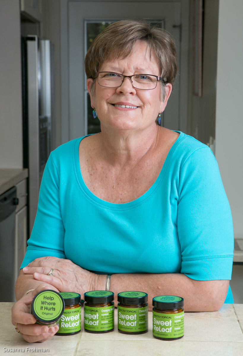 Edina Davis, Founder of Sweet Releaf and Strictly Topical Edina Davis, Founder of Sweet ReLeaf and Strictly Topical
