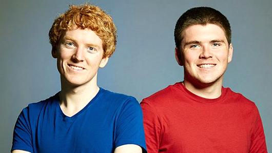 Stripe Co-founders Patrick and John Collison.