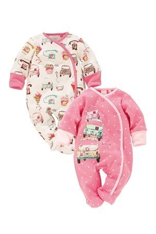 next baby girl sleepsuits