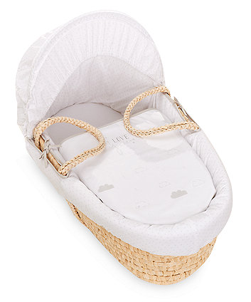 plain moses basket