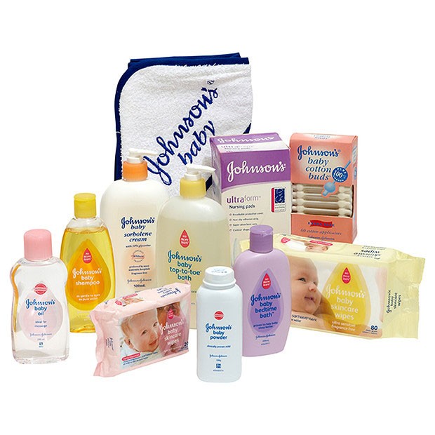 johnson baby shower gift set