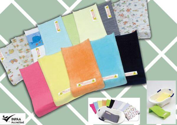 towelling bath support