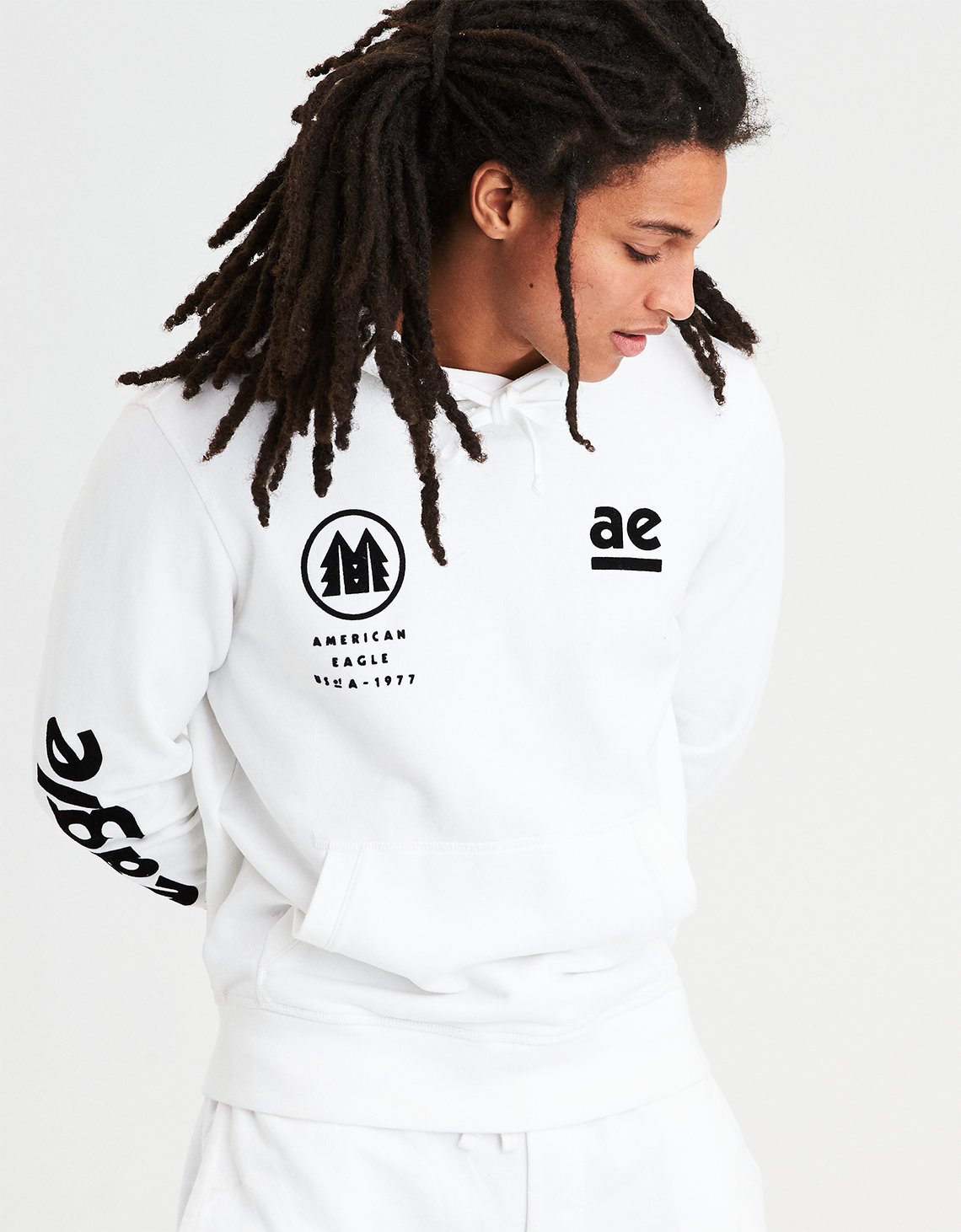 ae ultra soft graphic hoodie