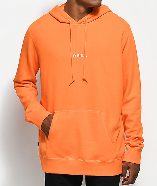 obey olde rose maroon hoodie