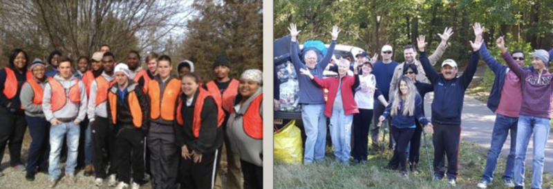 Longwood students join thousands of other Virginians during CVW's annual river & beach cleanup events. Longwood students join thousands of other Virginians during CVW's annual river & beach cleanup events.