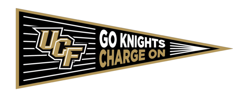 UCF Charge On Pennant UCF Charge On Pennant