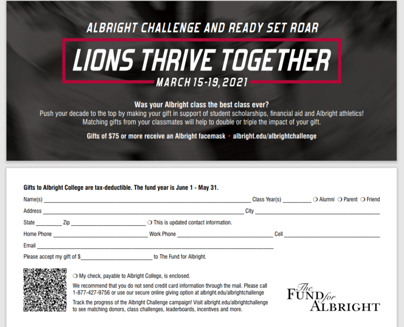 Albright Challenge