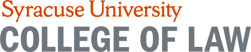 Logo: Syracuse University College of Law Logo: Syracuse University College of Law