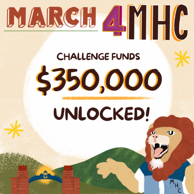 March4MHC: $350,000 in challenge funds unlocked! March4MHC: $350,000 in challenge funds unlocked!