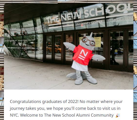 Gnarls congratulating students