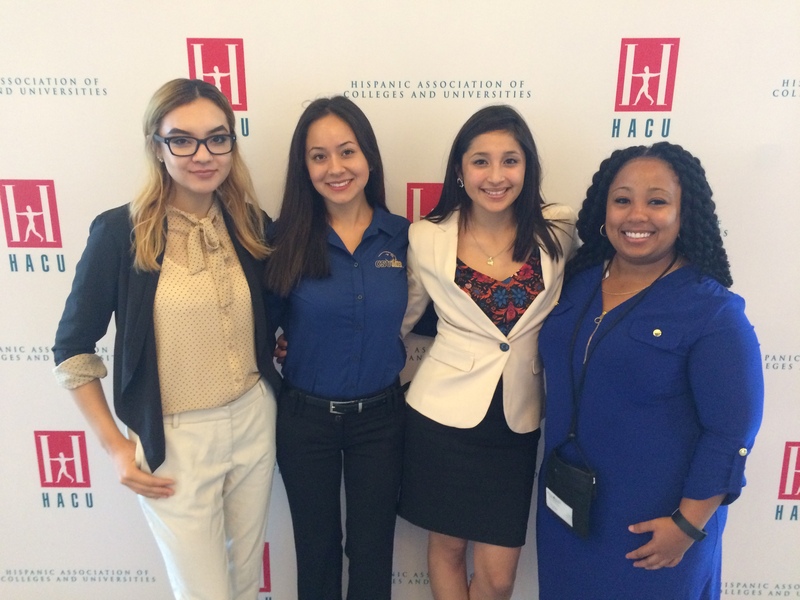 TRIO students and staff at HACU conference