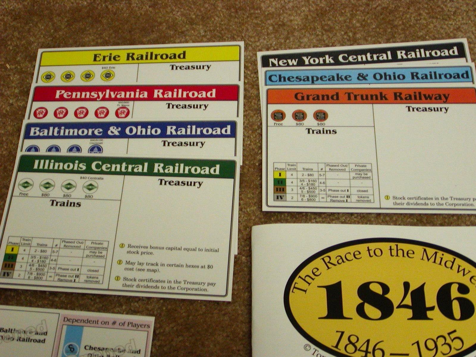 GMT Games - 1846: The Race to the Midwest, 1846-1935, 2nd Printing