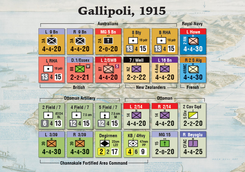 GMT Games Gallipoli, 1915 Churchill's Greatest Gamble