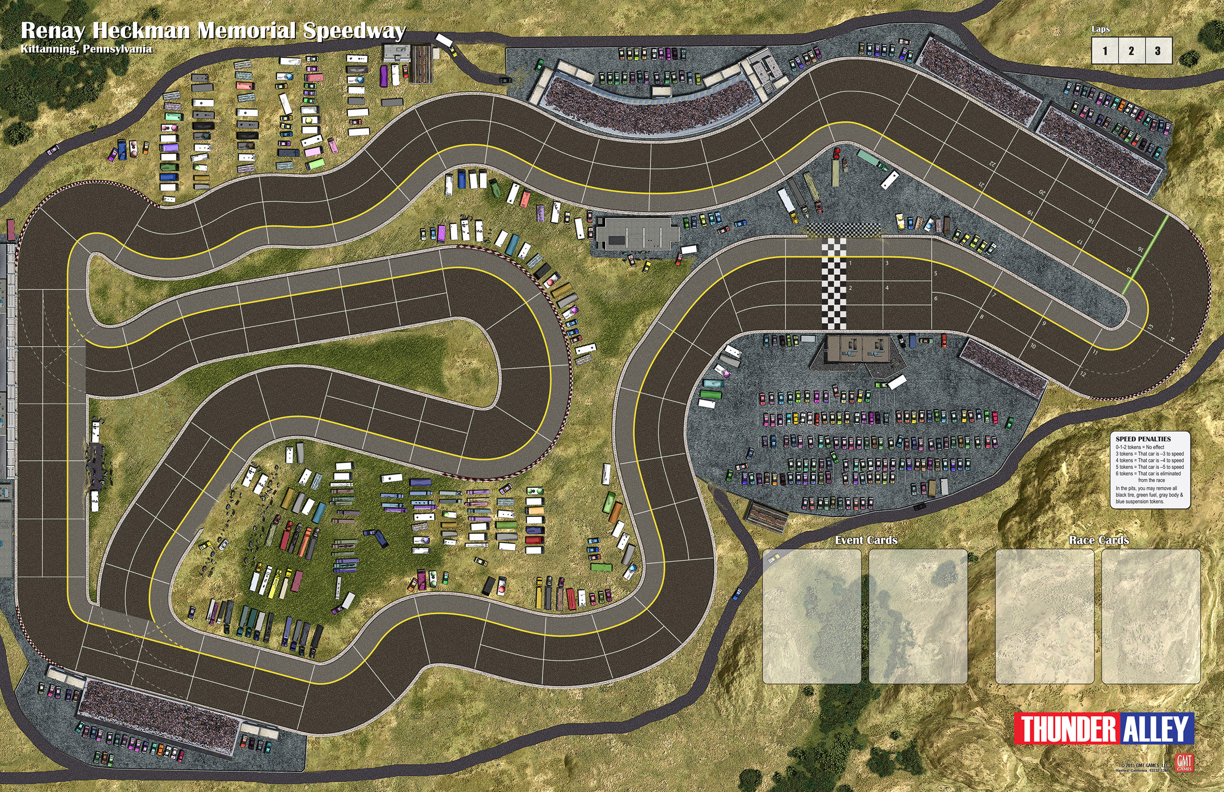 GMT Games Thunder Alley New Track Pack