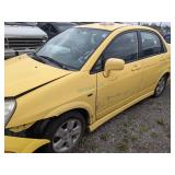 2003 Yellow Suzuki Aerio Gs I4, 2.0l 2003 Yellow Suzuki Aerio Gs I4, 2.0l