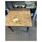 Small Wood Finish Side Table
