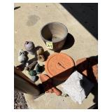 Assorted Garden Decor Lot