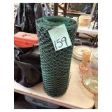 Roll of Green Fencing Material