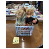 Assorted Fashion Dolls in Crate