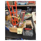 Basket of Mixed Tools and Hardware