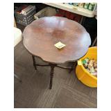Round Wooden Table