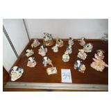 Mary Moo Moos cow figurines Enesco This little pig
