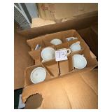 Vintage restaurant, Pyrex coffee mugs