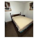 Queen size bed clean