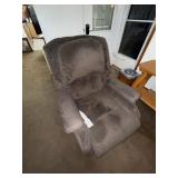 Gray Fabric Recliner Chair