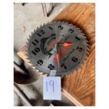 Sears Robuck & Co. Saw blade shop clock