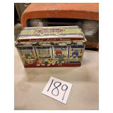 M&M's Diner Christmas Village Tin