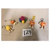 M&M keychains and trinkets