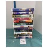 12 Disney VHS tapes