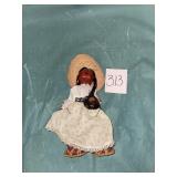 Mexican girl marionette puppet
