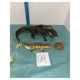 Alligator and Snake toy lot