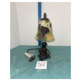 Glynda Turley reverse painted accent lamp