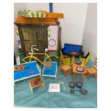 VTG Barbie Country living home