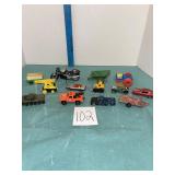 Collection of Various Toy Vehicles
